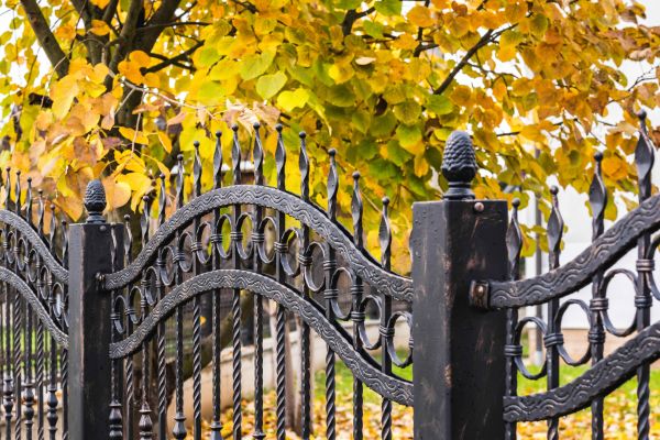 Wrought Iron Fence Washing in Modesto